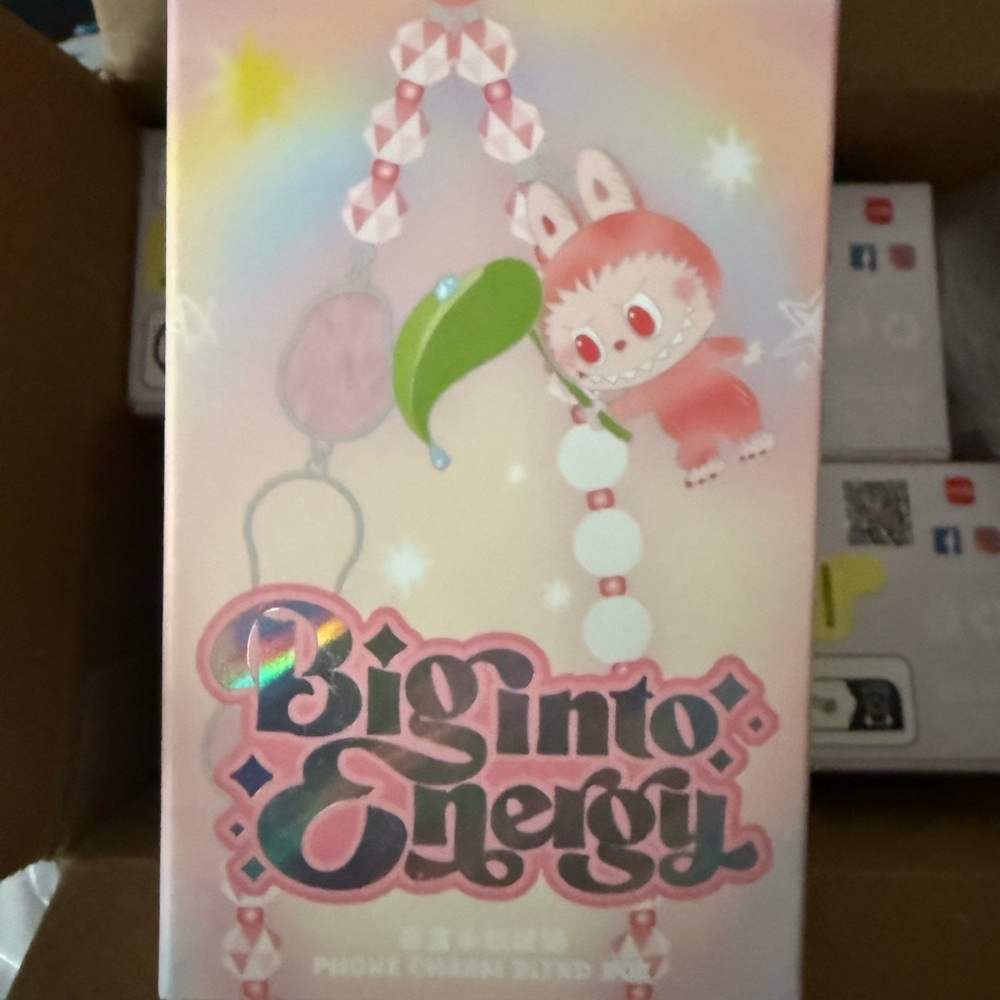 Biginto Energy Phone Charm Stand Set - Pink